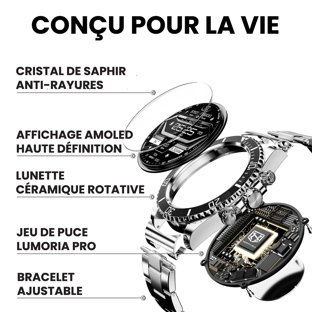 Montre connectée Lumoria X